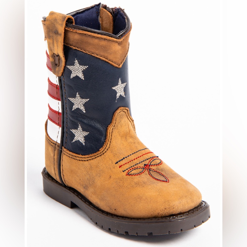 Kids Patriotic Star Boots